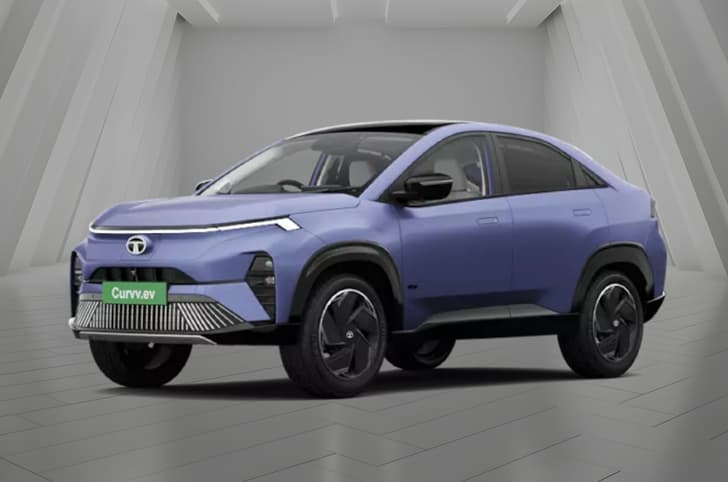 Tata Curvv EV Virtual Sunrise colour