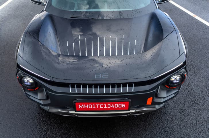 Mahindra BE 6 Formula E edition bonnet