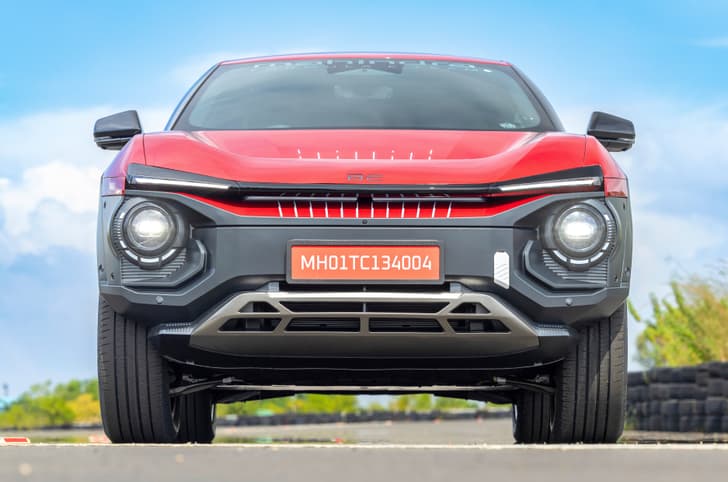 Mahindra BE 6 Formula E edition bumper and lights