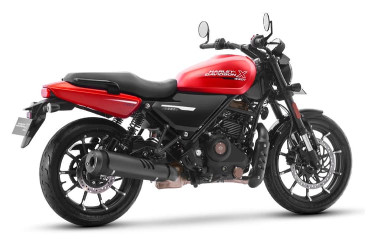 Harley Davidson X440 T rear three quarter red