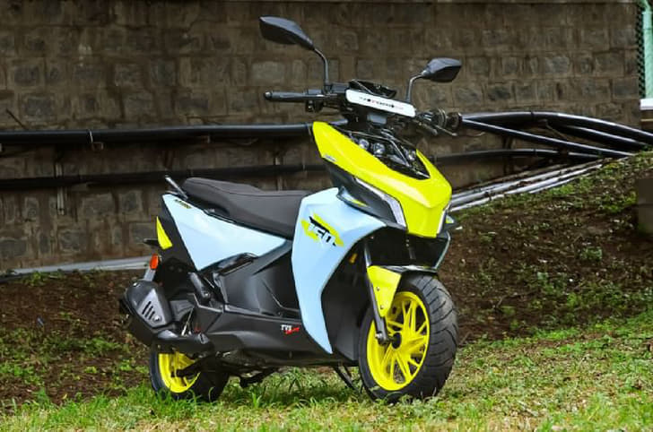 TVS Ntorq 150 colours image gallery