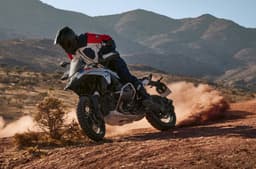 BMW R 1300 GS sliding shot