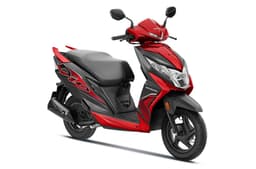 Honda Dio 110 right front three quarter red