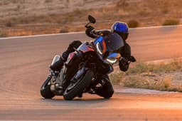 BMW M 1000 XR left hand cornering shot