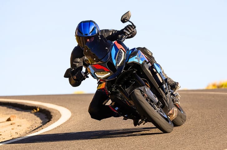 BMW M 1000 XR cornering shot