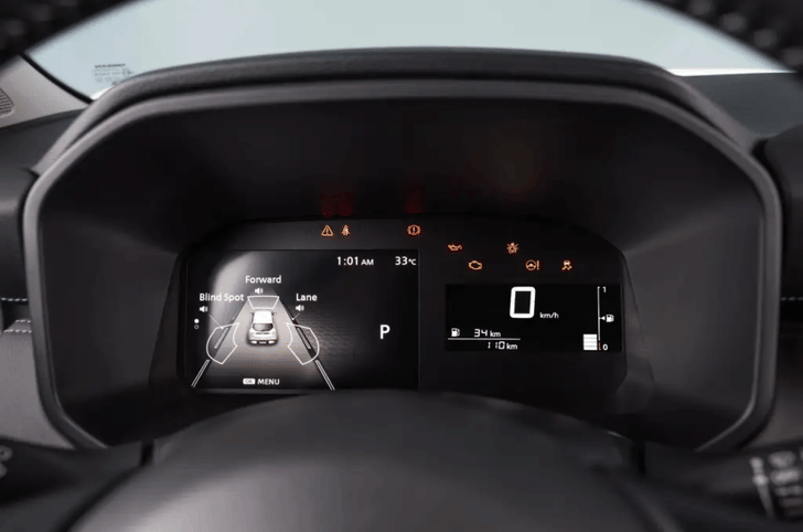 Nissan Kait instrument cluster