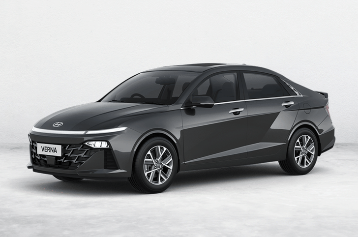 Hyundai Verna grey