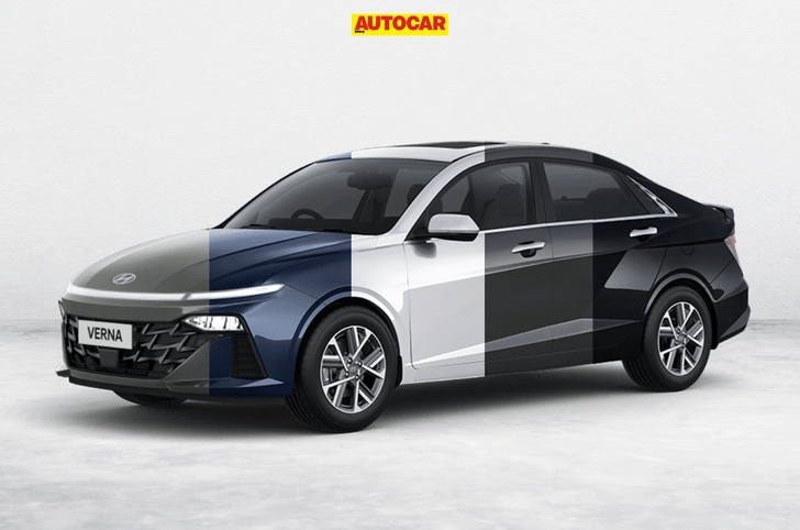 Hyundai Verna all colours