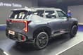 2026 Kia Seltos Gravity Grey rear left side 2026 Kia Seltos Gravity Grey rear left side