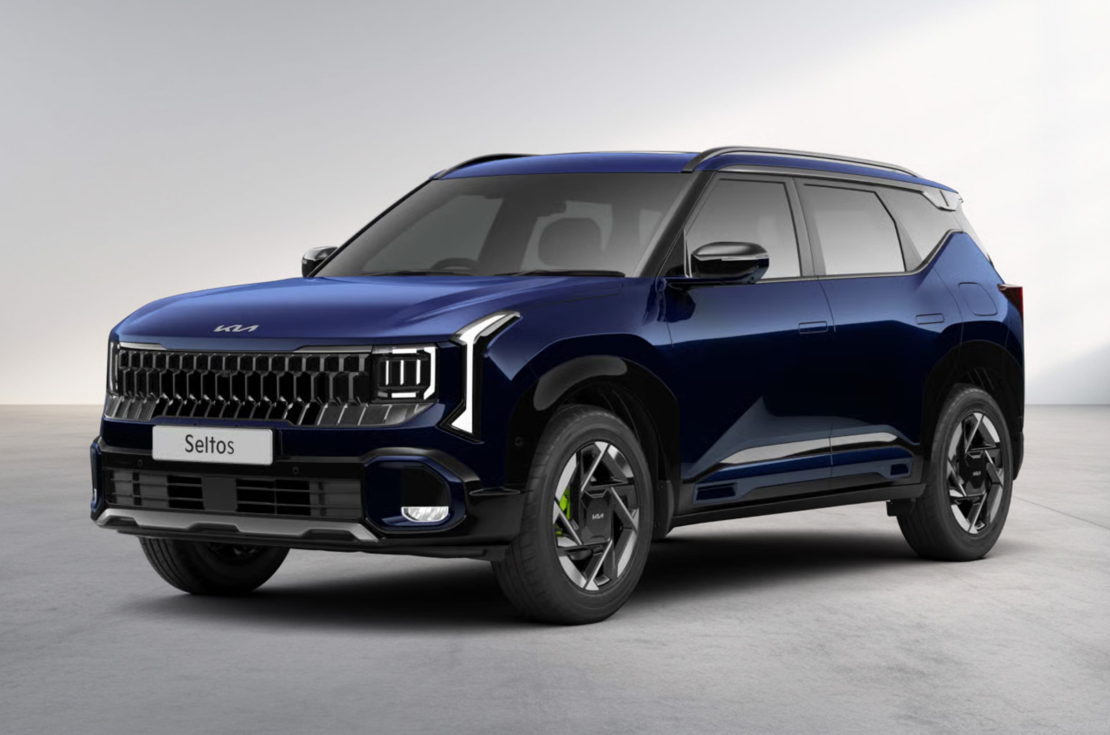 Kia Seltos in Imperial Blue