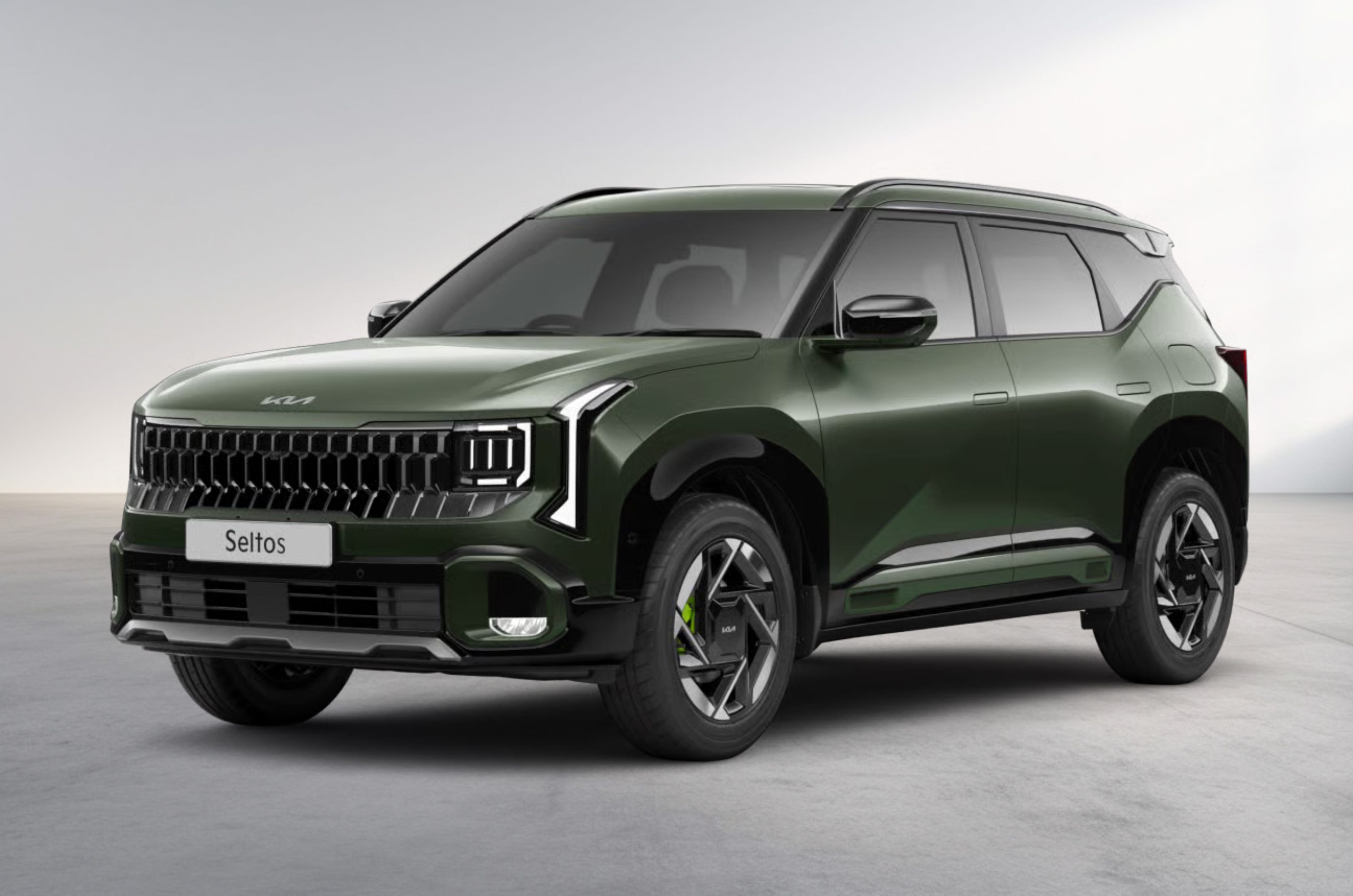 Kia Seltos in Pewter Olive
