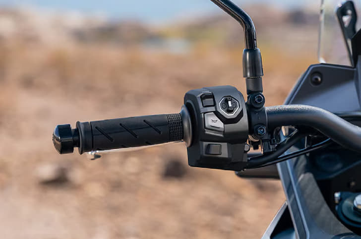 The switchgear has been borrowed from the NX500. 