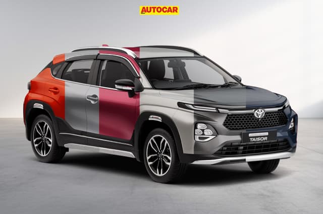 Toyota Taisor all colours image gallery 