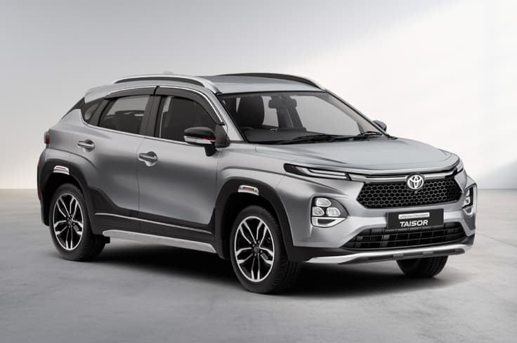 Toyota Taisor enticing silver exterior colour Toyota Taisor enticing silver exterior colour