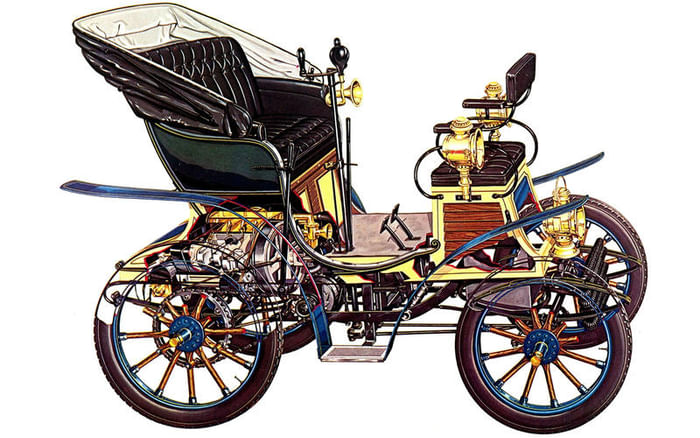 The first cars of the world's most famous carmakers