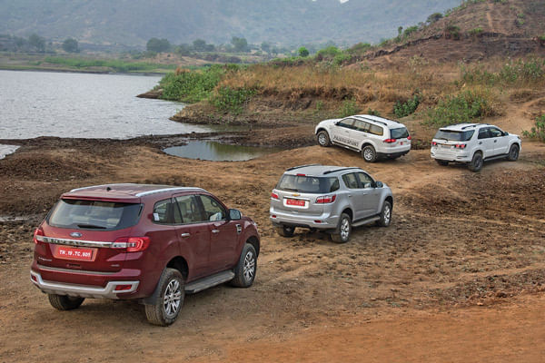 New Ford Endeavour vs Trailblazer vs Pajero Sport vs Fortuner comparison