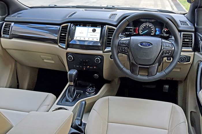 2019 Ford Endeavour facelift dashboard 2019 Ford Endeavour facelift dashboard