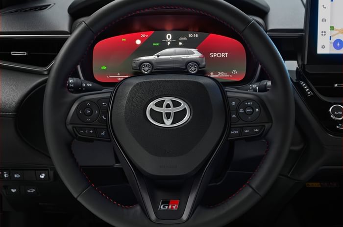 2025 Toyota Corolla Cross GR Sport Instrument Cluster Sport Mode