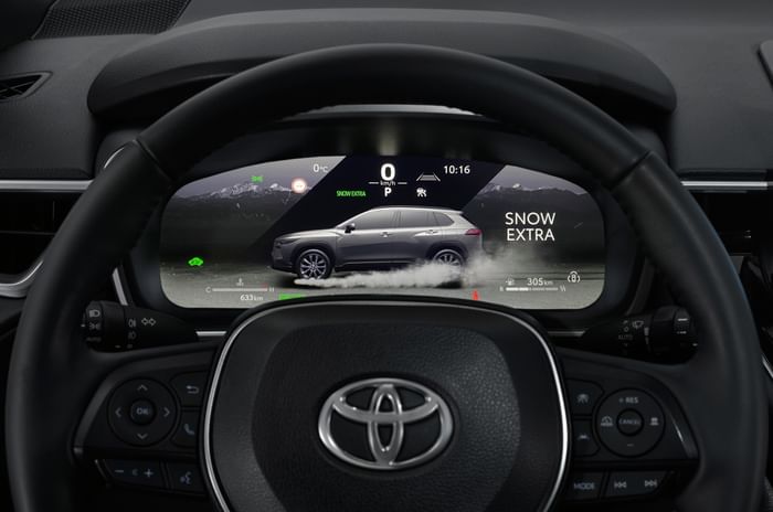 2025 Toyota Corolla Cross Instrument Cluster Snow Mode 2025 Toyota Corolla Cross Instrument Cluster Snow Mode