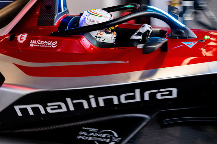 Kush Maini Mahindra Formula E Berlin rookie test Kush Maini Mahindra Formula E Berlin rookie test