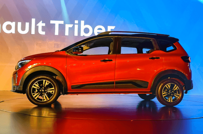 Renault Triber facelift side profile