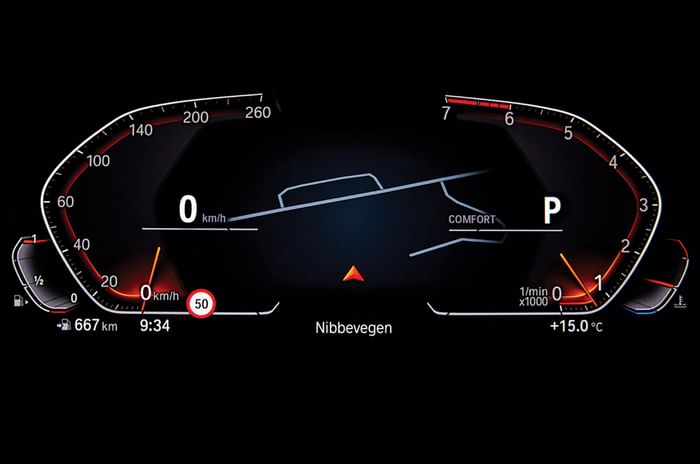 BMW 3-series instrument cluster BMW 3-series instrument cluster