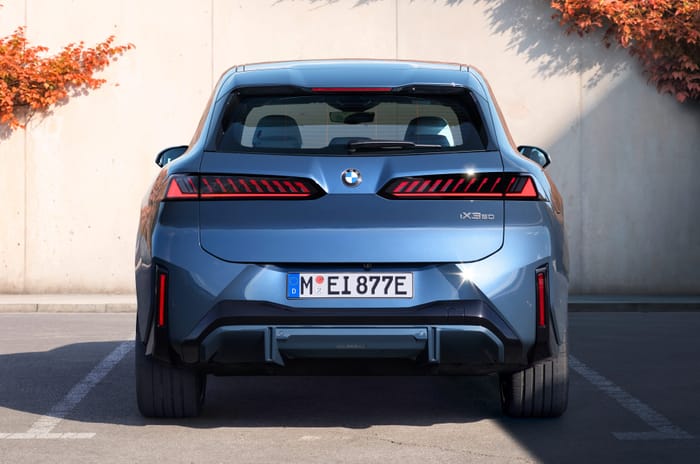 2025 BMW iX3 rear profile