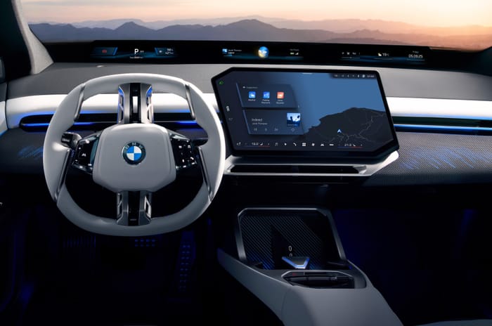 2025 BMW iX3 touchscreen