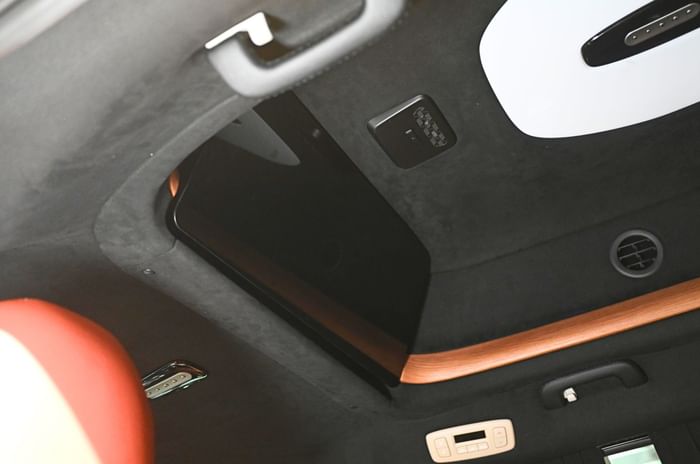 Kia Carnival Hi Limousine on display at Auto Expo 2025