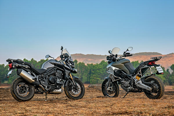 2017 Ducati Multistrada Enduro v Triumph Tiger Explorer XC comparison