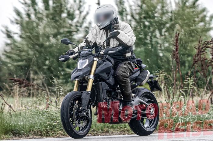 Upcoming Ducati Hypermotard V2 Spotted Testing