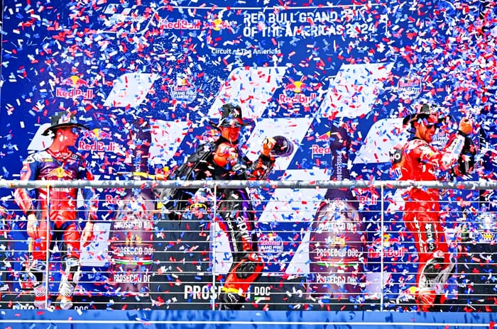 Americas GP: Vinales takes historic win as Marquez crashes out