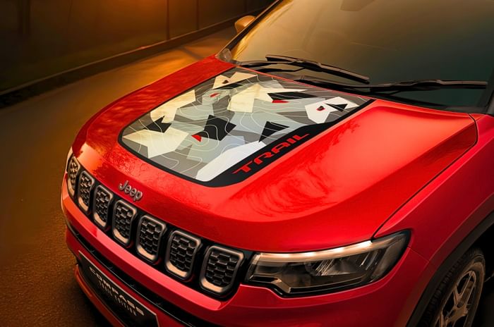 Jeep Compass Trail Edition bonnet decal Jeep Compass Trail Edition bonnet decal