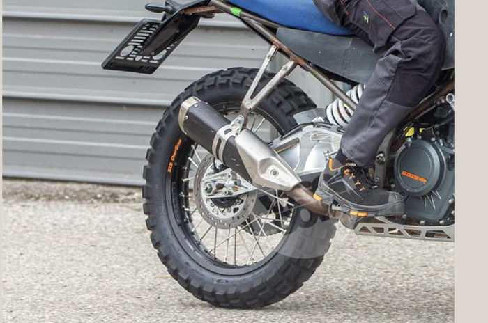 Off-road version of the KTM 390 Adventure spied testing