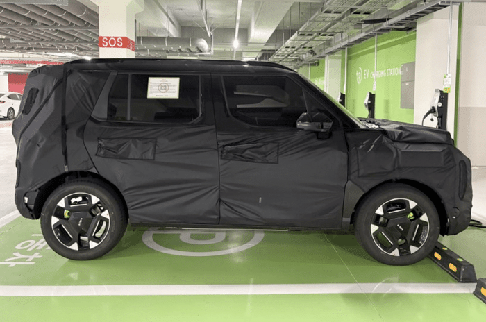 Kia Syros EV exterior side profile