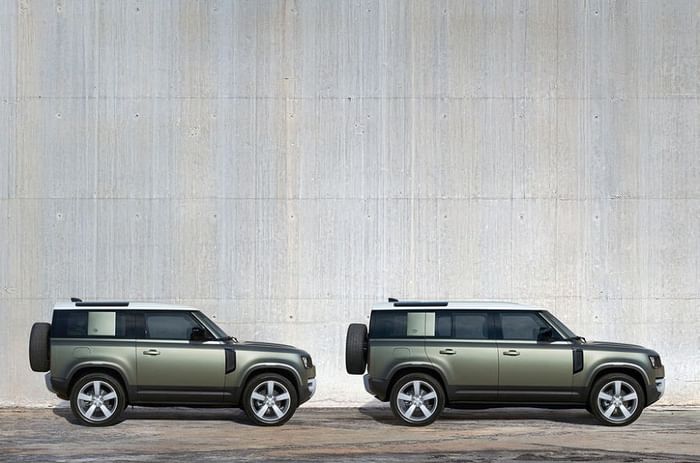 Defender 90 and Defender 110