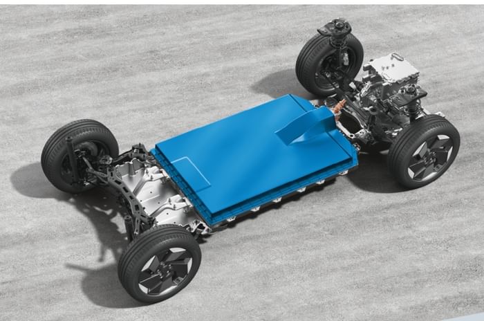 eVitara front motor Maruti e Vitara chassis battery motor