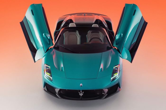Maserati MCPura price in India is Rs 4.12 crore ex showroom
