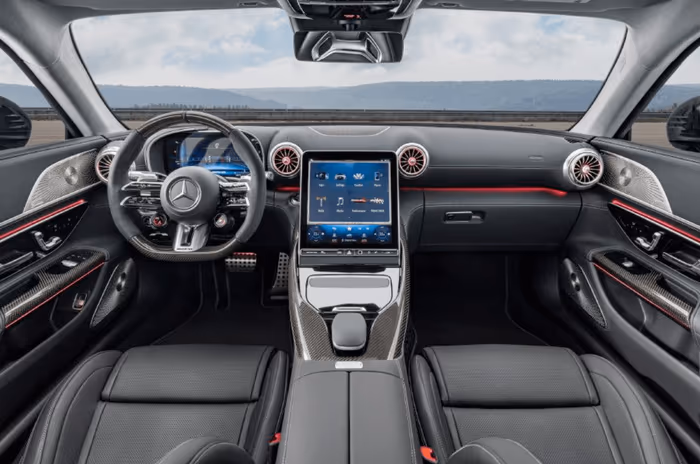 Mercedes interior GT63 touchscreen