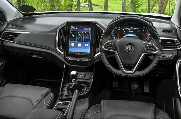MG Hector interior highlights detailed