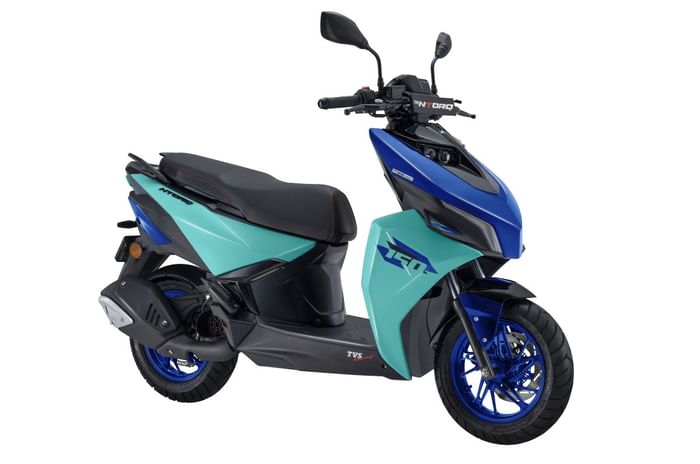 TVS Ntorq 150 blue colour option