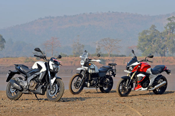 Bajaj Dominar 400 vs Mojo vs Himalayan comparison
