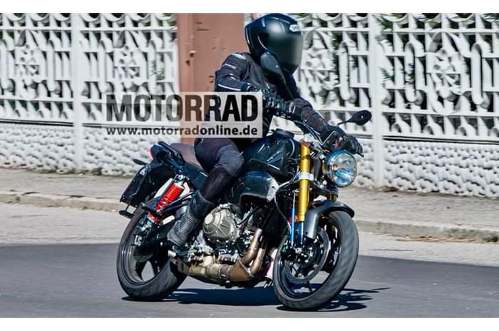 Aprilia RS 457 based retro naked bike spotted testing