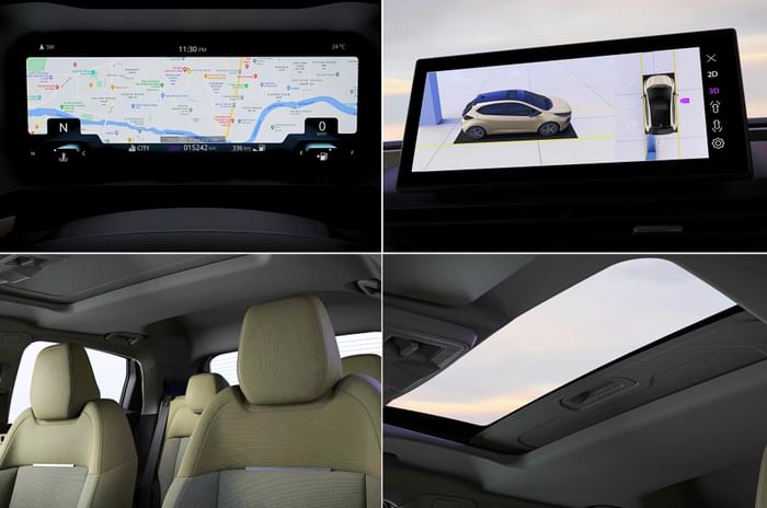 Tata Altroz sunroof 360 degree camera fabric seats