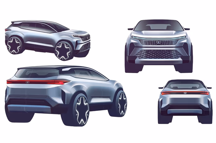 Tata Harrier design sketches Tata Harrier design sketches