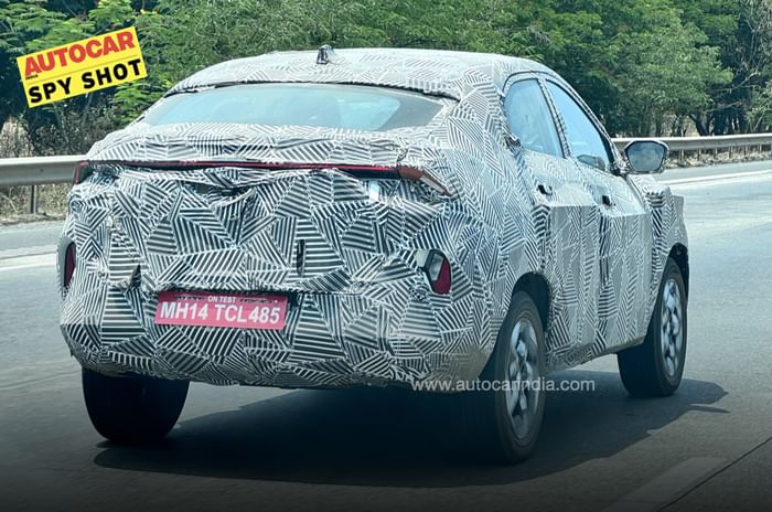 Tata Curvv rear spied Tata Curvv rear spied