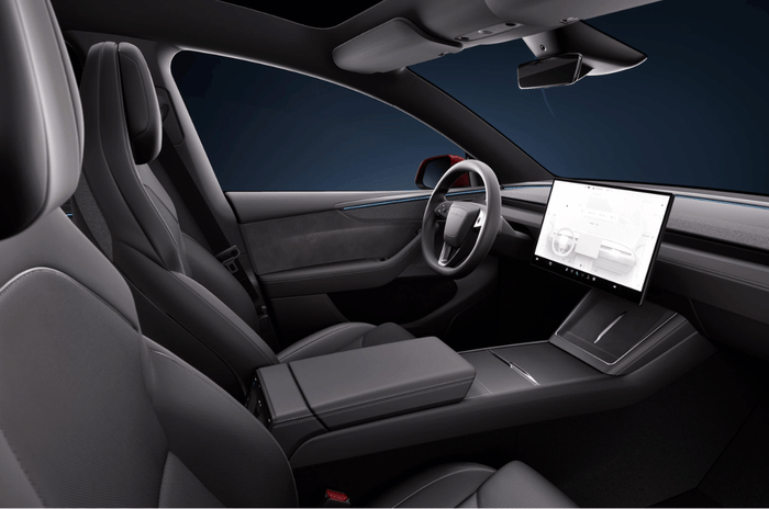 Tesla Model Y L interior show seats