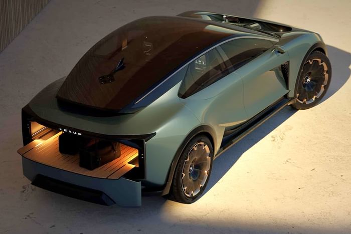 Lexus LS reinvented as luxury MPV and coupe SUV concepts