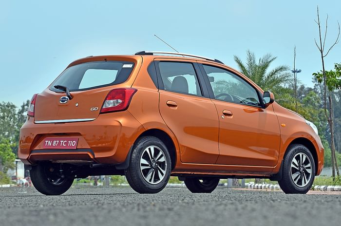2018 Datsun Go rear static 2018 Datsun Go rear static