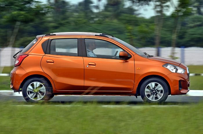 2018 Datsun Go side action 2018 Datsun Go side action